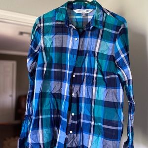 Beautiful plaid, lightweight shirt, like new